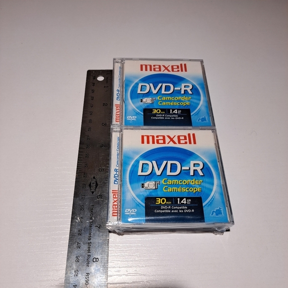 Maxell DVD-RW for Camcorders new sealed set of 6 - Picture 8 of 8